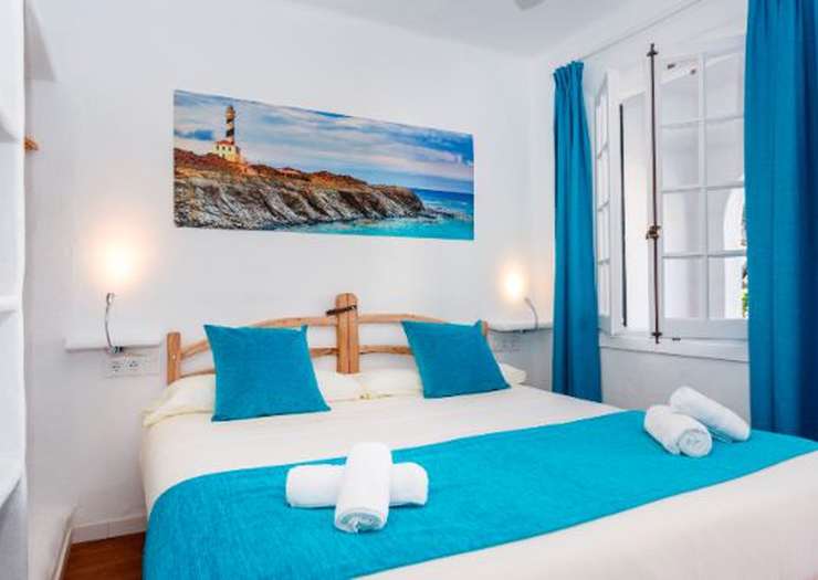 Apartamento un dormitorio vista mar lateral Carema Garden Village Menorca