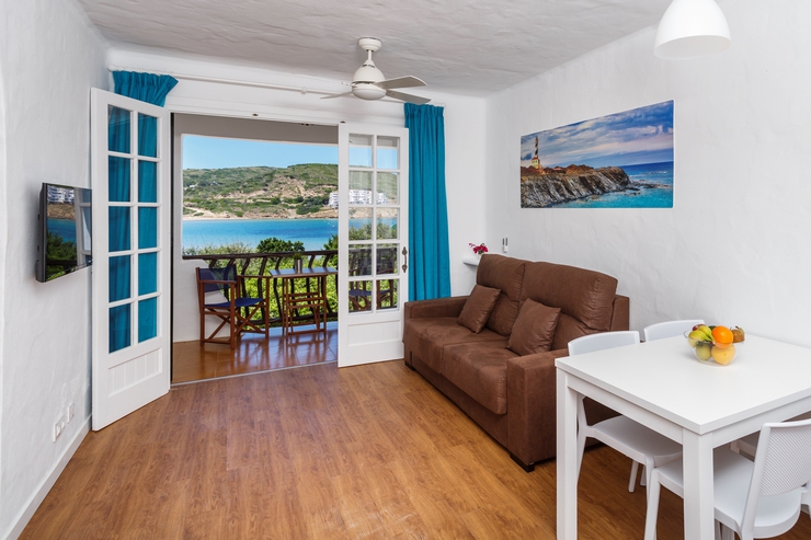 One bedroom apartment front sea view Carema Garden Village Menorca