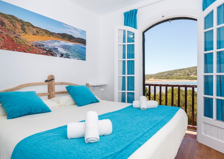 One bedroom apartment front sea view Carema Garden Village Menorca