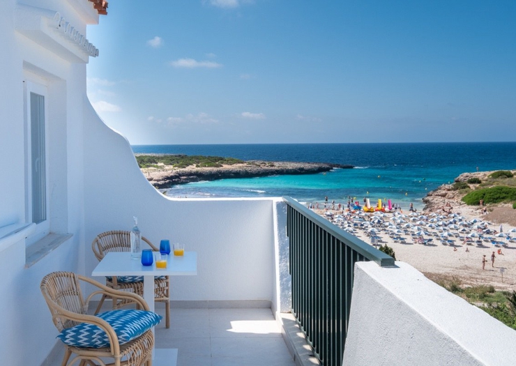 Apartamento select vista mar lateral Carema Beach Menorca