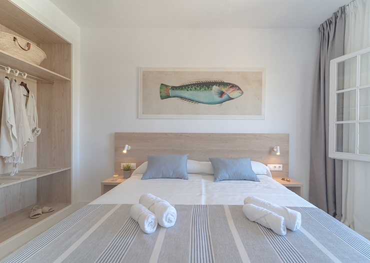 Appartement supérieur vue mer latérale Carema Club Resort Menorca